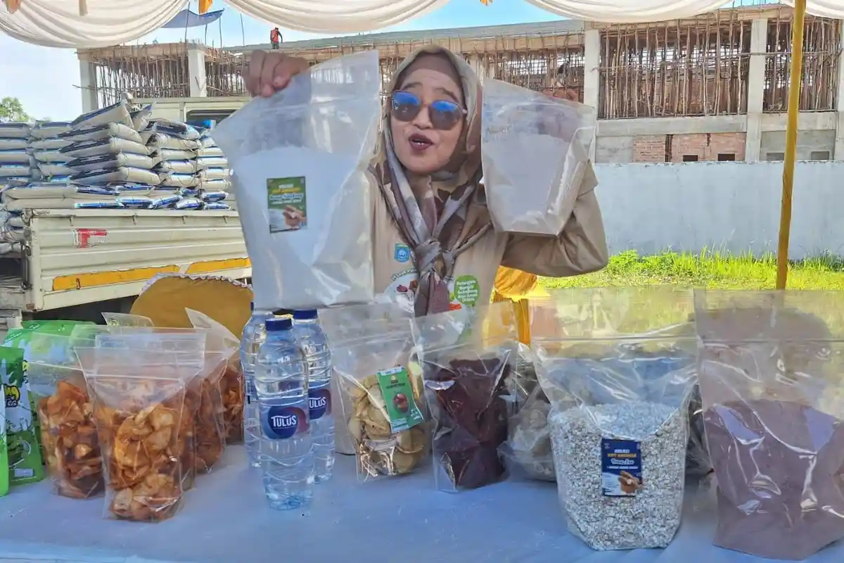 KWT Anggrek Desa Belilik Sukses Produksi Bahan Pangan Alternatif