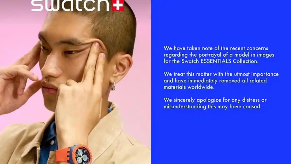 Dituding Buat Iklan Rasis, Perusahaan Jam Arloji Mewah Swatch Minta Maaf ke Publik China