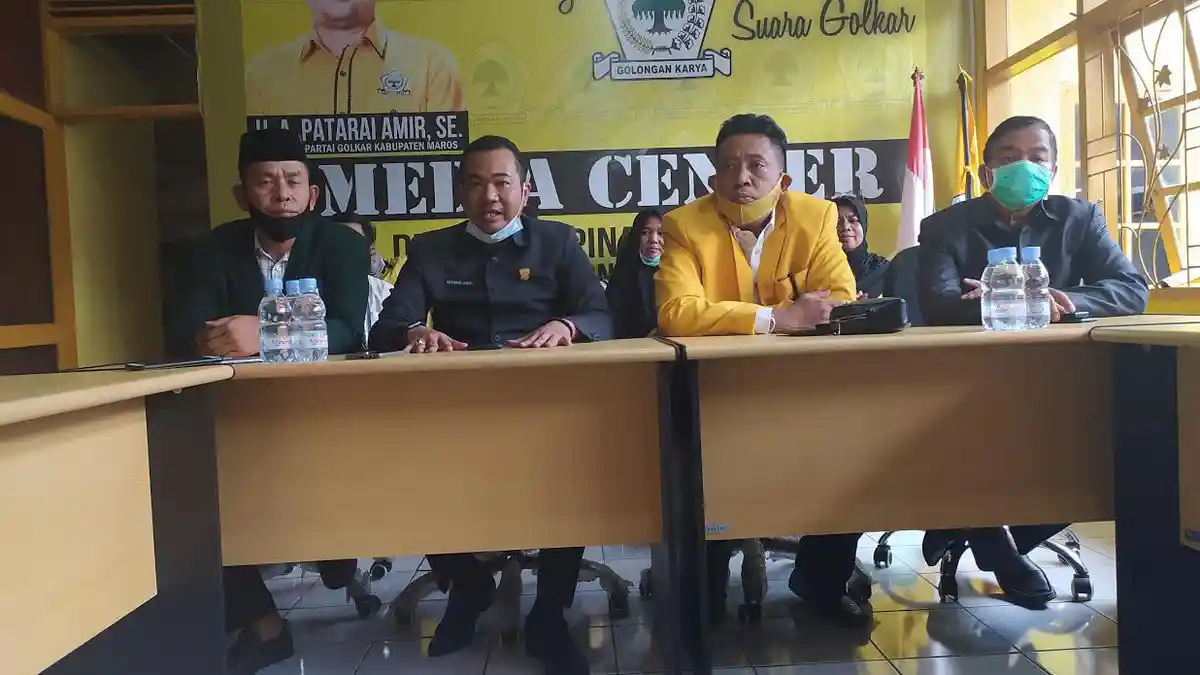 Dua Kubu Paslon di Maros Saling Klaim Rekomendasi Golkar, Ini Kata Patarai Amir