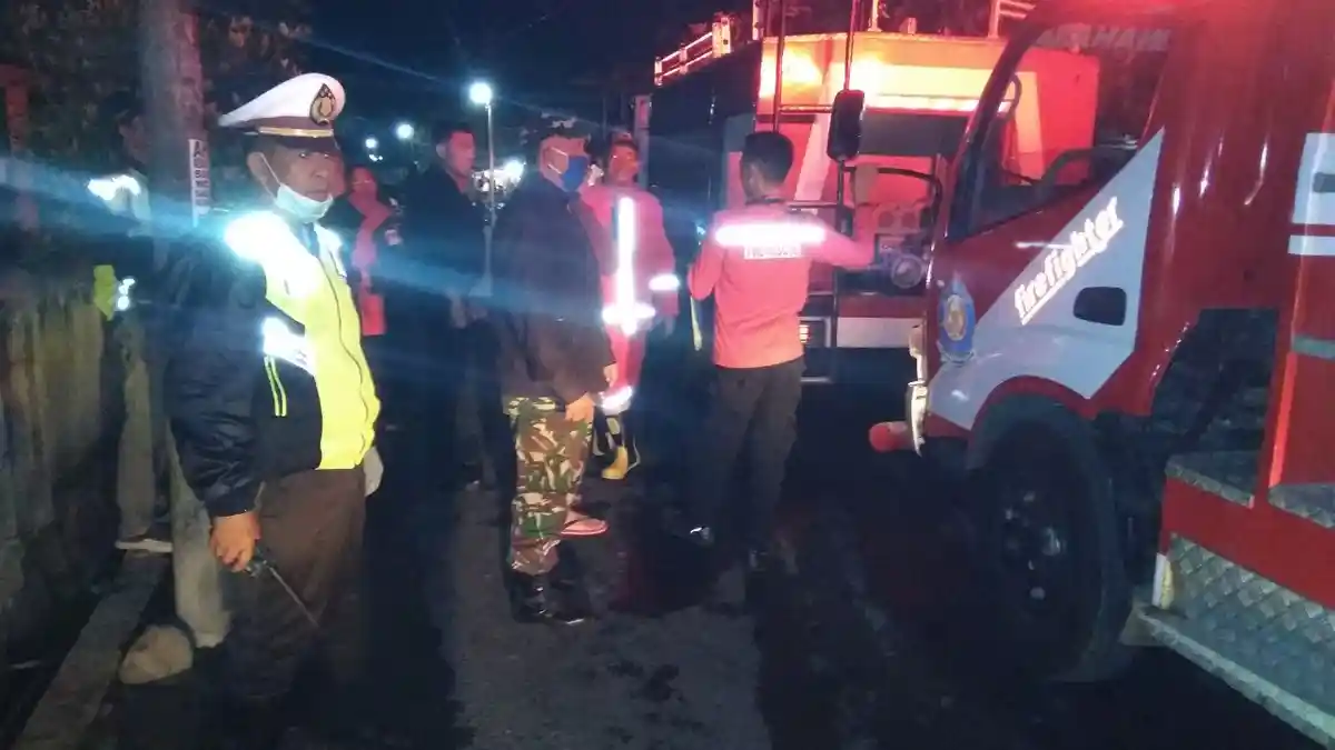 Sebuah Rumah di Koya Habis Terbakar, Diduga karena Korsleting Listrik