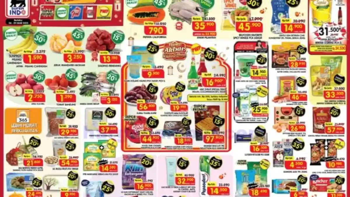 KATALOG Promo Superindo Terbaru 9-12 Maret 2023: Buah Segar Diskon, Sunlight Stroberi Besar Rp9.900