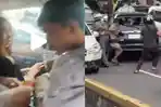 Sosok Wanita Dalam Mobil Cayla Ugal-ugalan di Jakarta, Panik Acungkan Jari Usai Dibelikan Dimsum