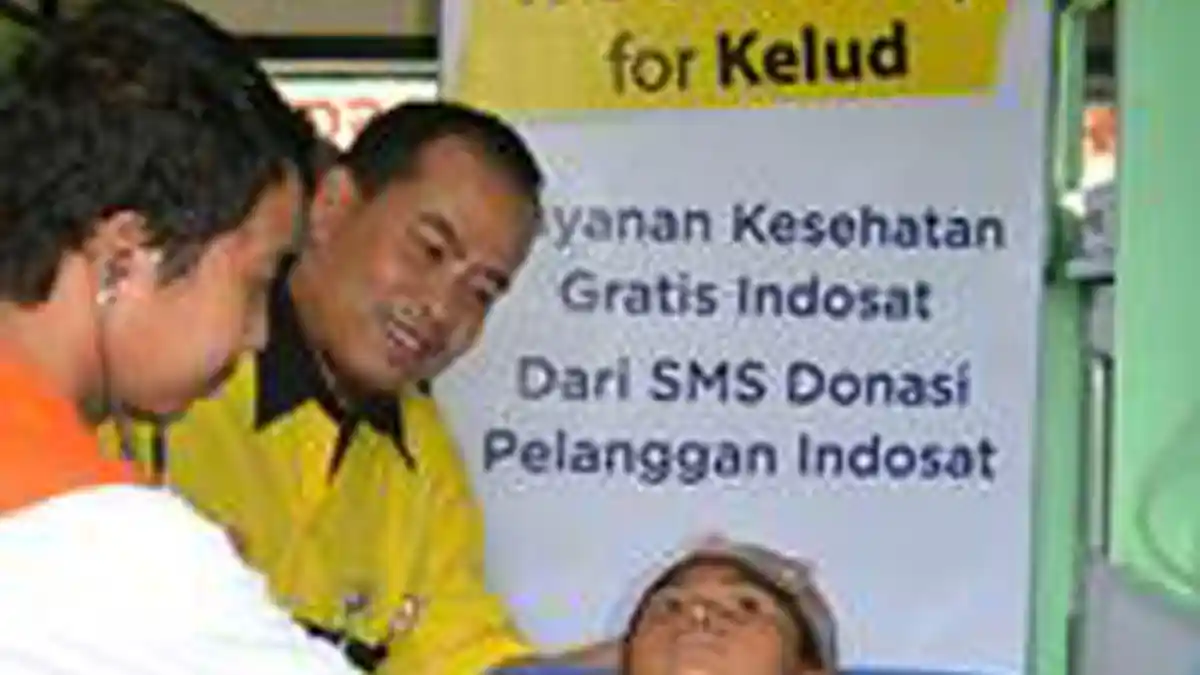 Pelanggan Indosat Bantu Pemulihan Korban Kelud
