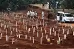 Pemakaman Protap Covid-19 di TPU Pondok Ranggon