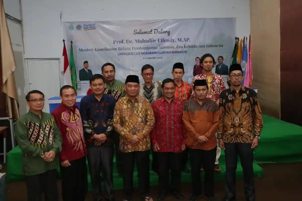 Menteri PMK RI Prof Muhadjir Effendy Kunjungi Universitas Muhammadiyah Manado Ini yang Dibahas