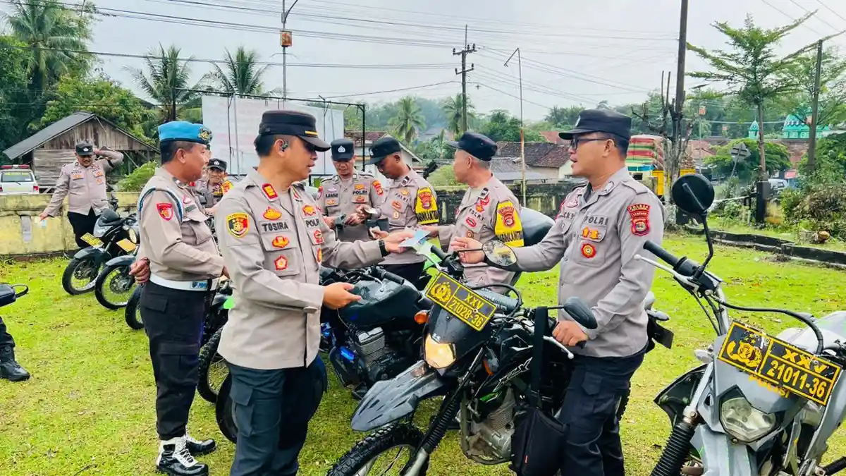 Kapolsek Umpu Semenguk Way Kanan Periksa Randis dan Inventaris BMN