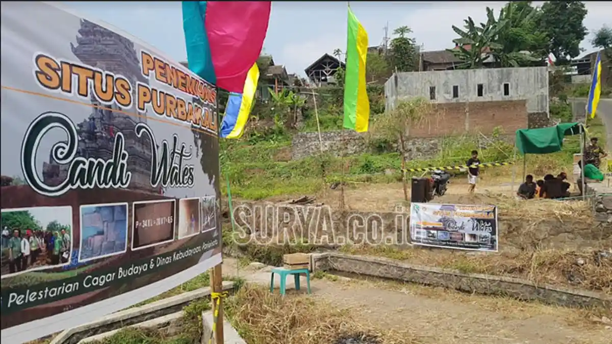 Temuan Tumpukan Batu Bata di Candi Wates Pasuruan, Jadi Lokasi Wisata 'Dadakan'