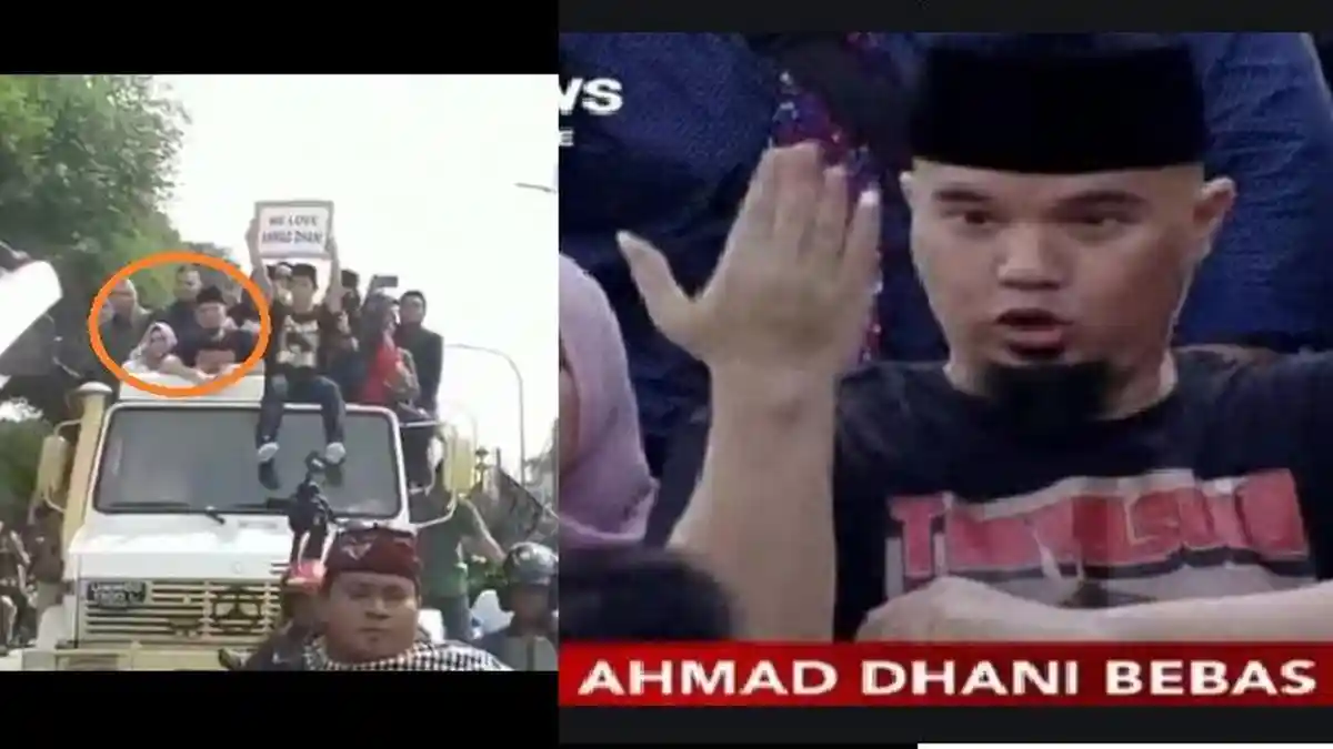 Video Detik-detik Bebasnya Ahmad Dhani, Disambut Massa Pendukung hingga Diiringi Teriakan Takbir