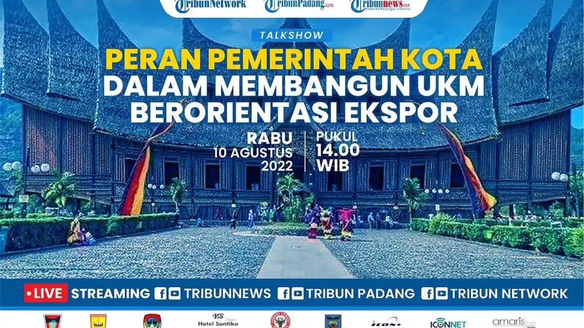 Talkshow Tribun Network di Padang, Menteri Teten Masduki dan Zulkifli Hasan Beri Tips Kembangan UKM