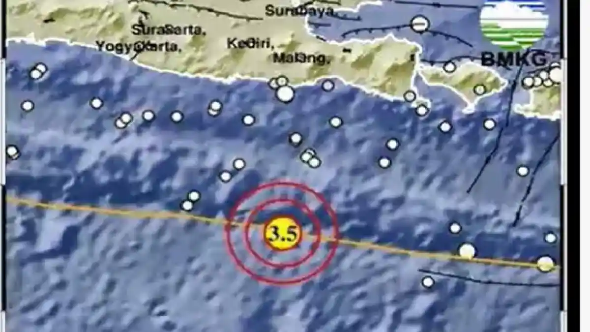 Gempa Bumi Terkini Jawa Timur Senin 14 September 2026, Gempanya Baru Saja Terjadi Pagi Ini di Malang