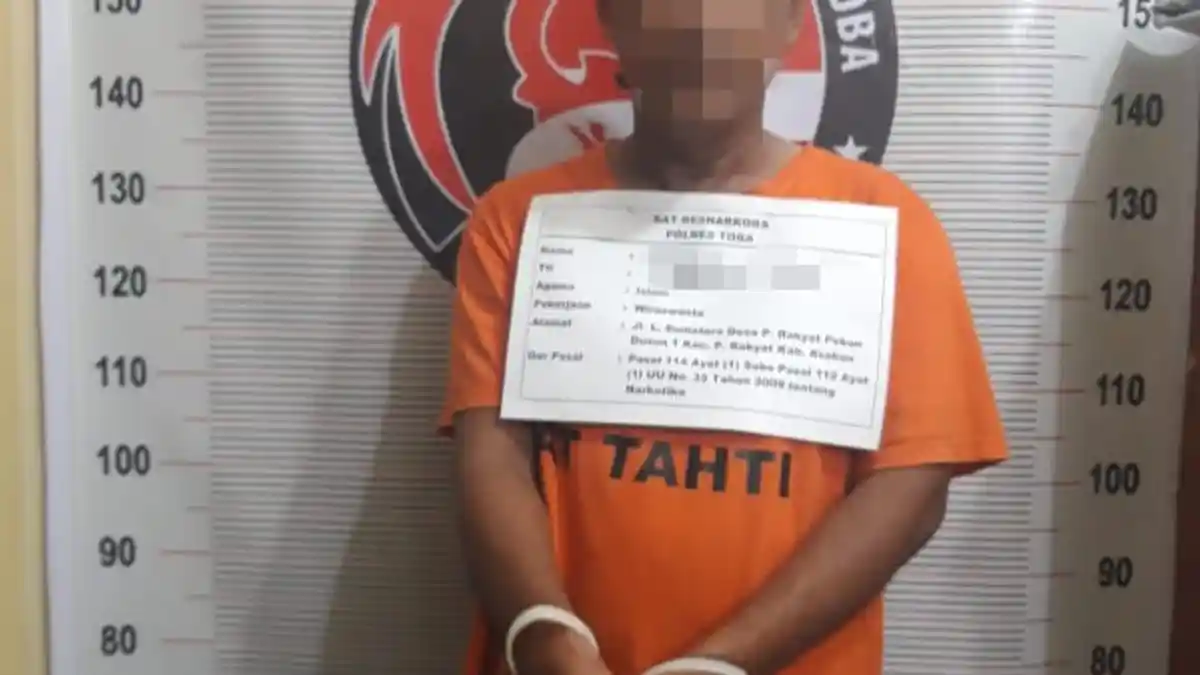 Satnarkoba Polres Toba Berhasil Ringkus BS di Salah Satu Warung dan Amankan 2,63 Gram Sabu