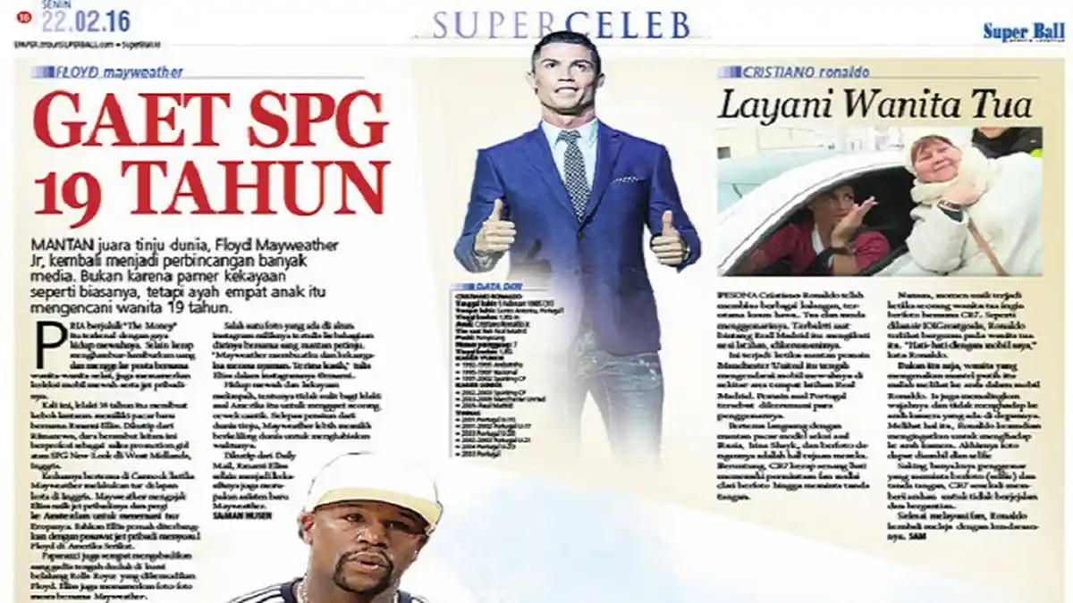 Floyd Mayweather Jr Gaet SPG Berusia 19 Tahun