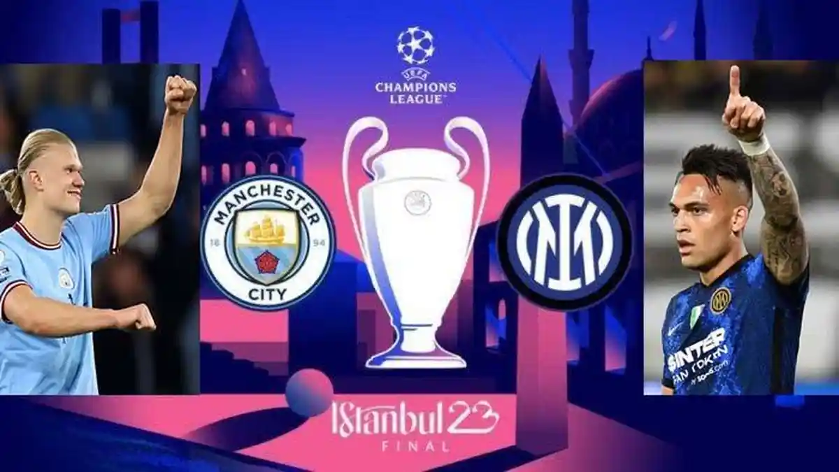 Live Streaming Final Liga Champions Manchester City vs Inter Milan, Peluang City Setara MU dan Barca