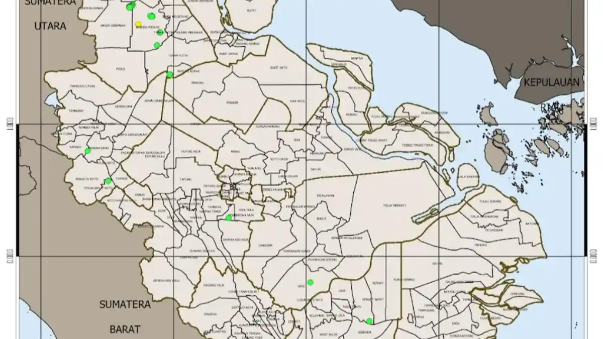 Riau Terbanyak Kedua Titik Panas di Sumatera Hari Ini, Rohil Masih ...