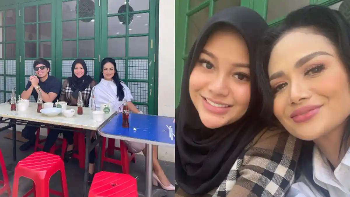 Makin Lengket, Krisdayanti Makan Bakmi Bareng Aurel & Atta di Tempat Sederhana, Curhat Kondisi Cucu