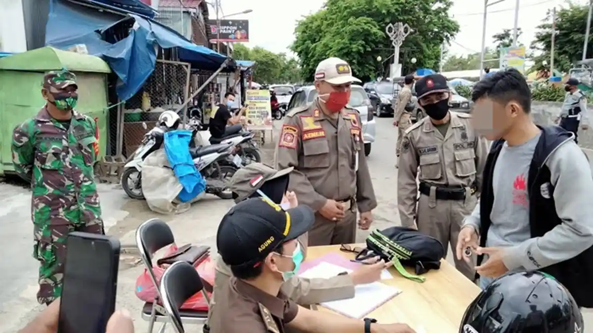 Hari Pertama Penerapan Perbup HST Nomor 34 Tahun 2020, 25 Pelanggar Terjaring