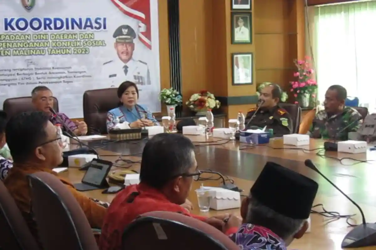 Pemkab Malinau Rakor Deteksi Konflik Sosial Jelang Pemilu, Pilkades Jadi Atensi Khusus Tim Terpadu