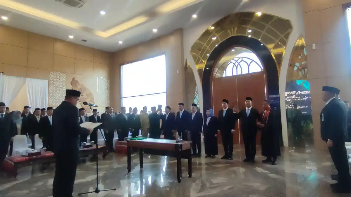 6 Pejabat Eselon II Dilantik Bobby Nasution di Bandara Kualanamu, Satu Diantaranya ASN Pemko Medan 