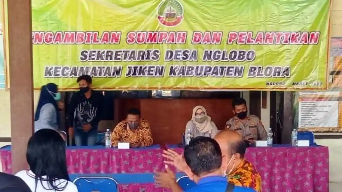 Warga Ramai-ramai Menolak, Pelantikan Sekdes Nglobo Blora Akhirnya Ditunda