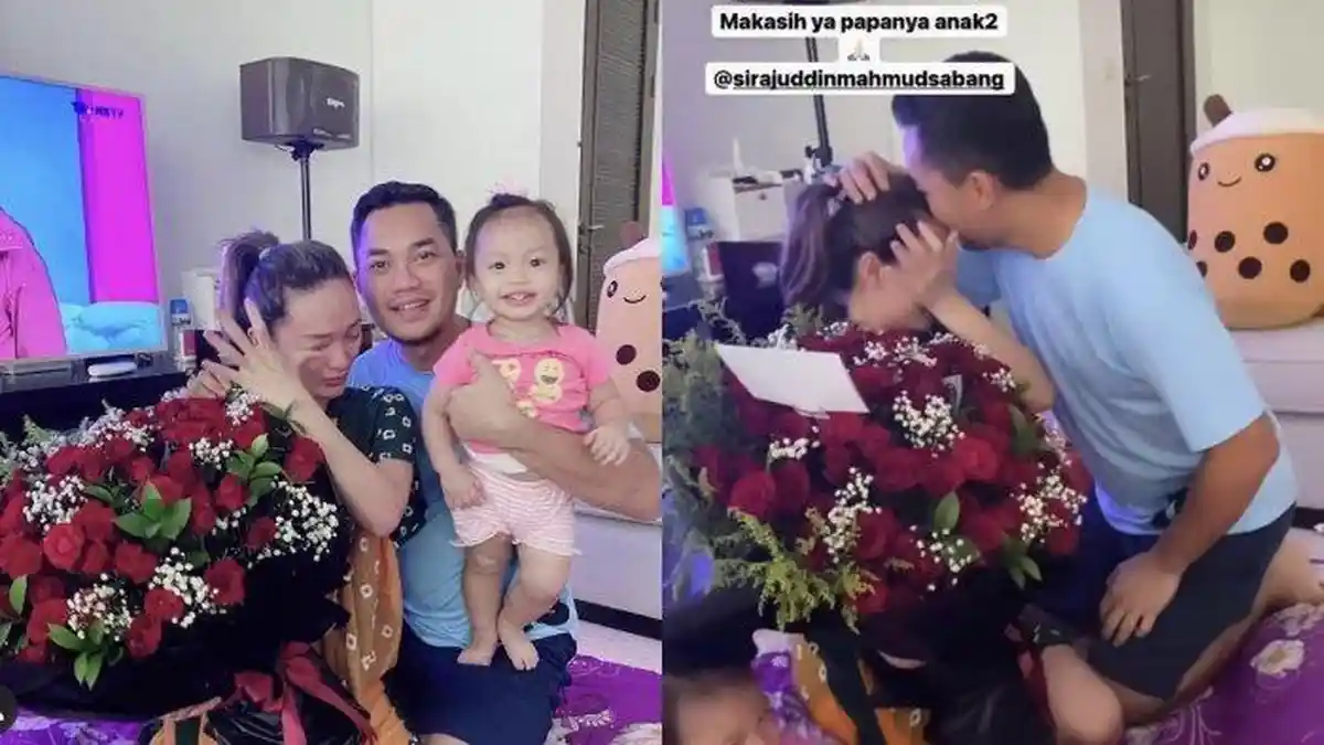 Kejutan Sirajuddin Mahmud Bikin Zaskia Gotik Menangis, Ibunda Arsila Ucapkan Terima Kasih