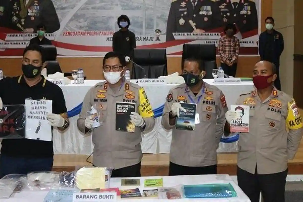 Polisi Bekuk 5 Tersangka Vandalisme di Tangerang: Akui Kelompok Anarko & Provokasi Warga Buat Rusuh