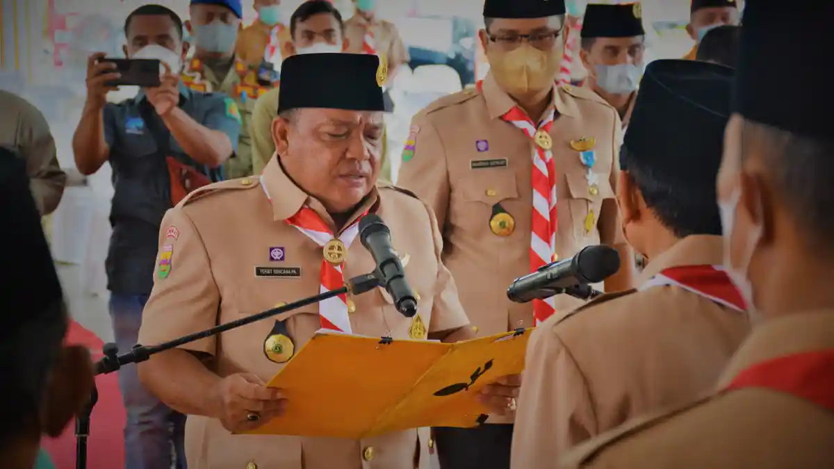 Pesan Bupati Langkat untuk Pengurus Pramuka yang Baru Saja di Lantik