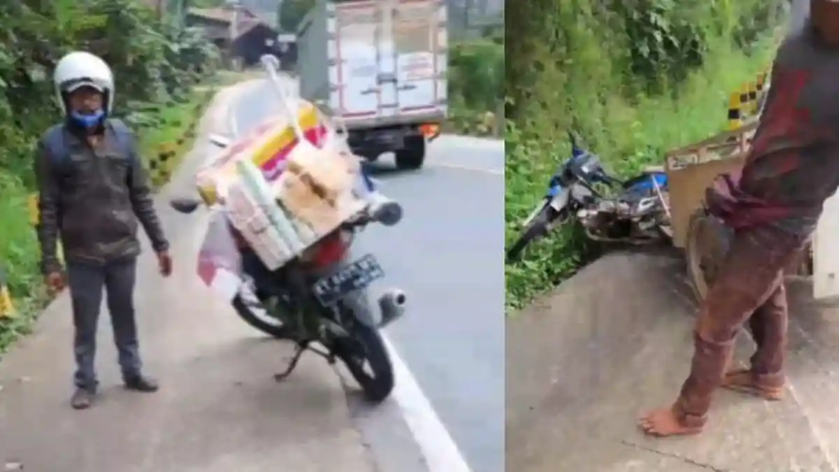 Viral Solar Tumpah di Samarinda, Jalan Licin Picu Kecelakaan, Pengemudi Terguling di Tanjakan BNN