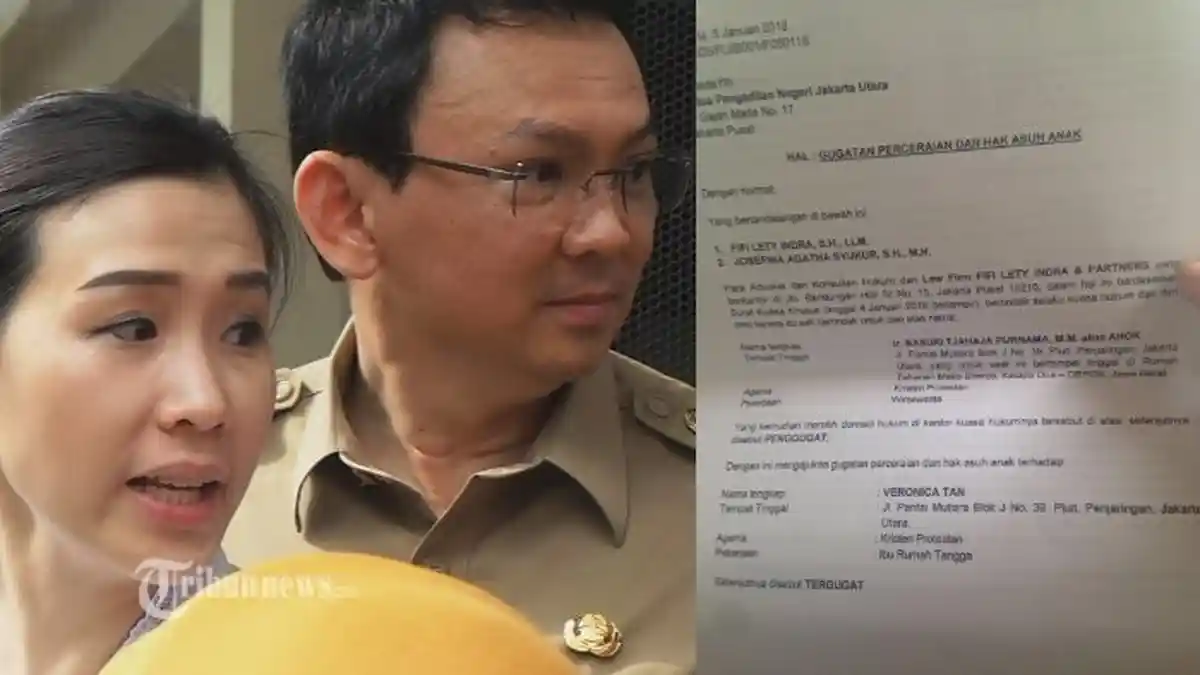 Kabar Ahok Gugat Cerai Veronica Berembus, Netizen Pertanyakan Sejumlah 'Keganjilan' ini