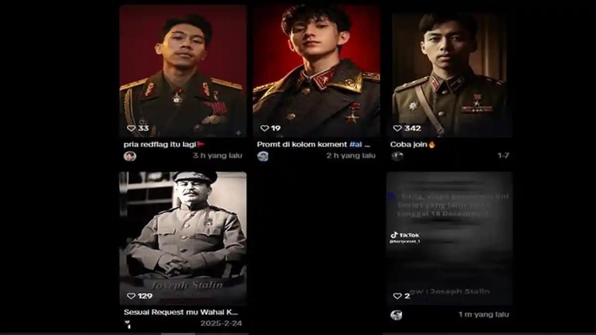 Prompt Gemini AI Edit Foto Kostum Joseph Stalin, Hasil Bagus Seperti Asli