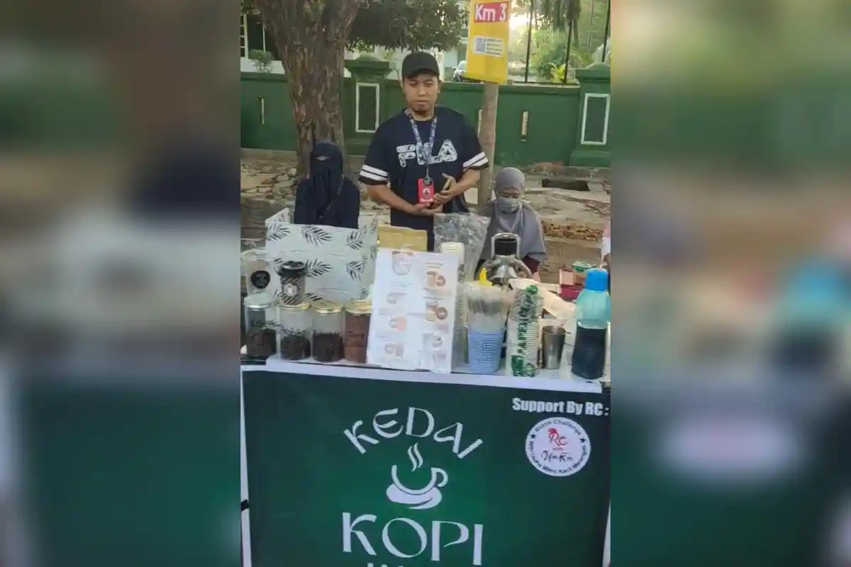 Jualan Kopi Imun Makin Laris di CFD Berkat Dukungan Jaringan Tri