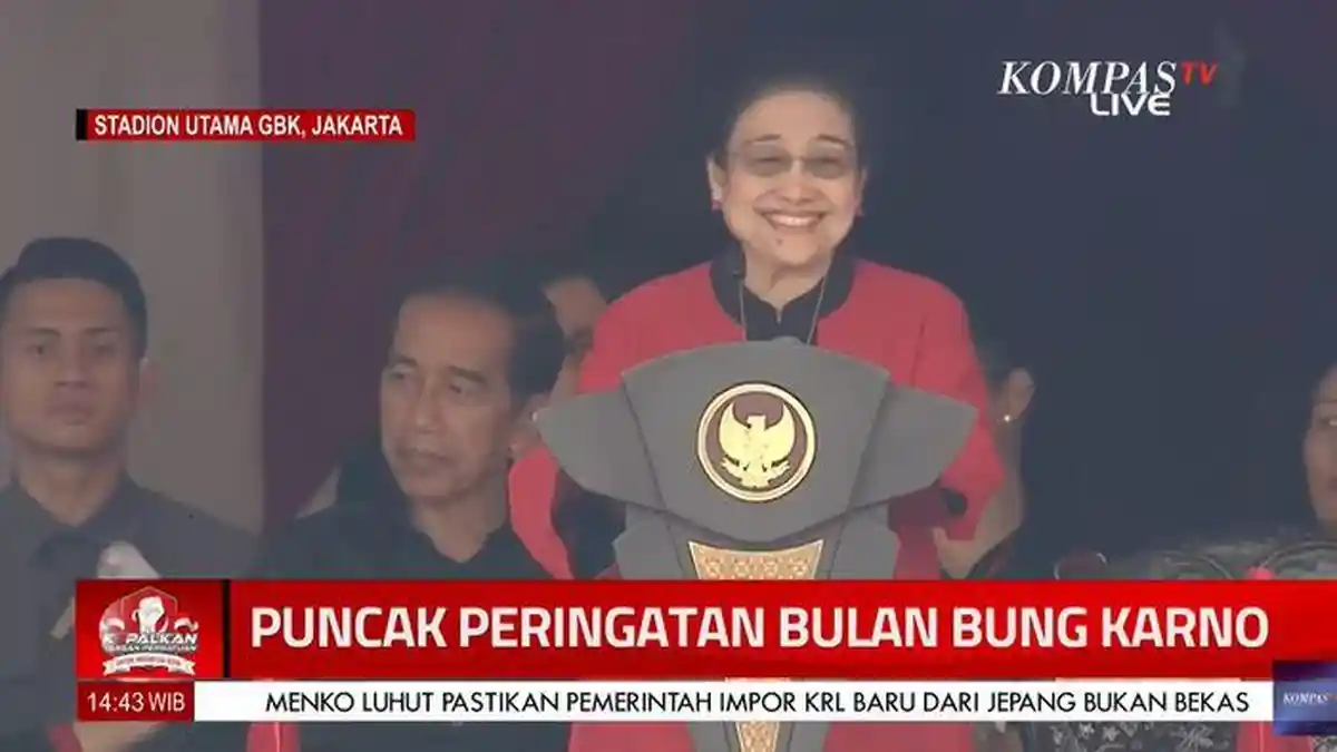 Megawati Soekarnoputri Memotivasi Kader PDI Perjuangan di Bulan Bung Karno 2023