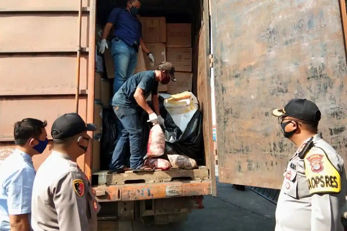 BREAKING NEWS KSKP Bakauheni Gagalkan Pengiriman Daging Celeng Tanpa Dilengkapi Dokumen