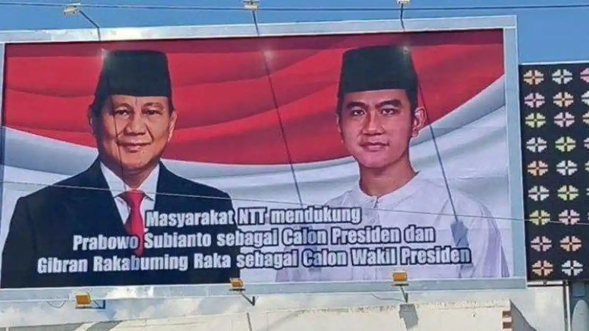 Baliho Prabowo-Gibran Terpasang di Pos Polisi, TPN Ganjar-Mahfud Protes