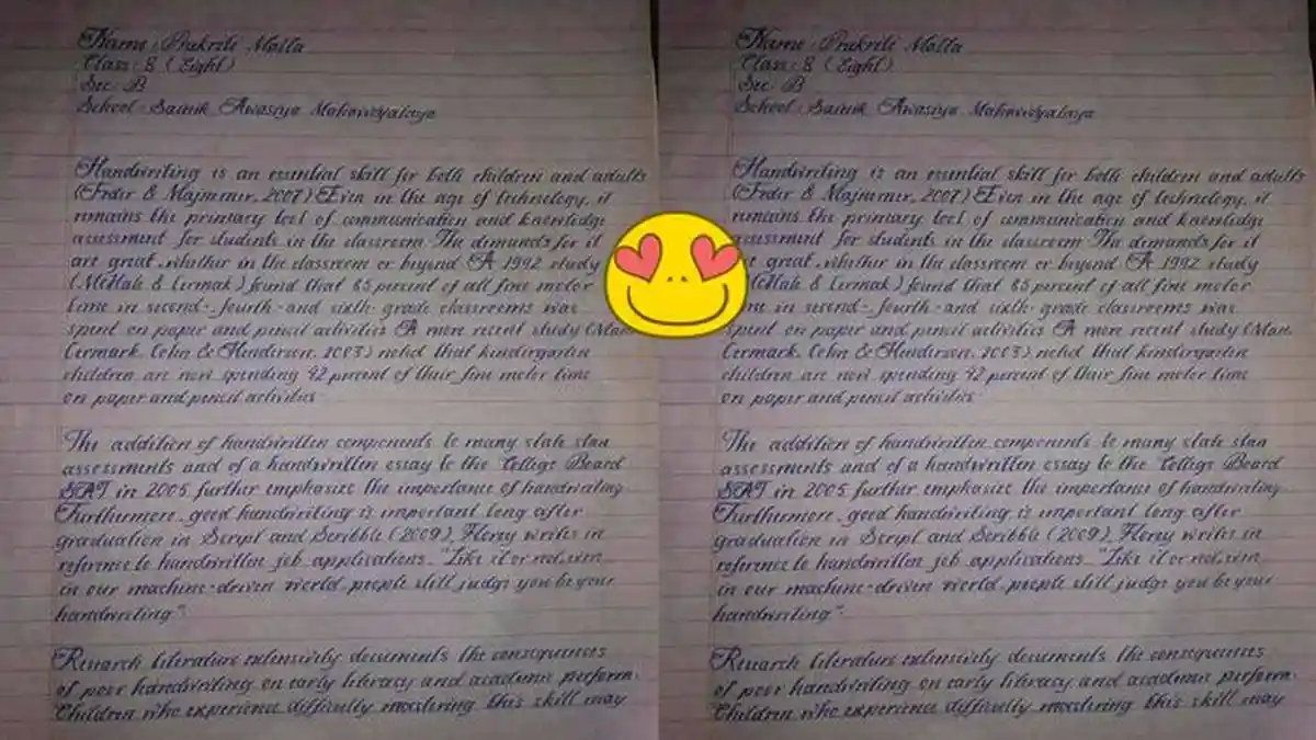 Inilah Sosok Pemilik Tulisan Tangan Terindah dan Paling Rapi di Dunia