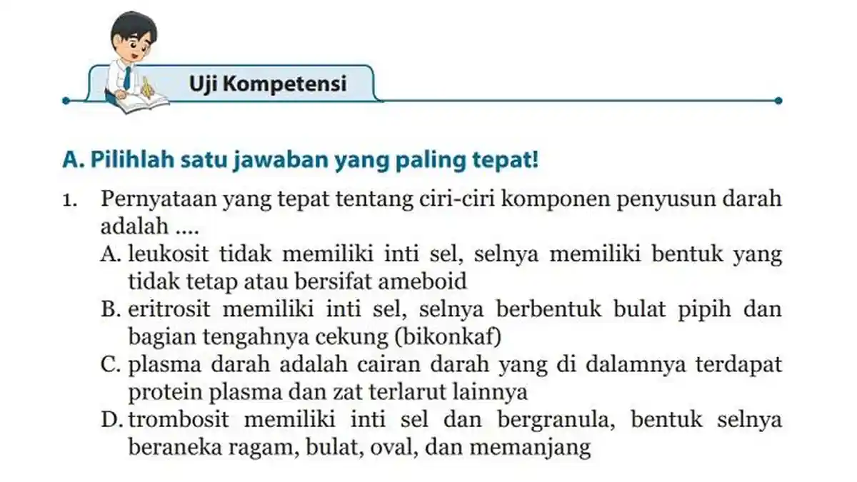 Kunci Jawaban IPA Kelas 8 SMP Halaman 283, 284 dan 285: Uji Kompetensi Pilihan Ganda