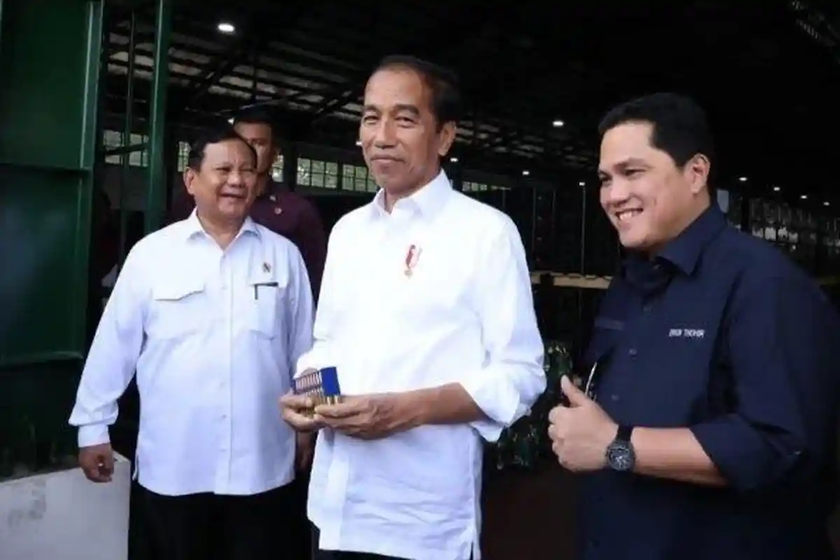 Jokowi Beri Restu Erick Thohir Jadi Cawapres Prabowo Subianto