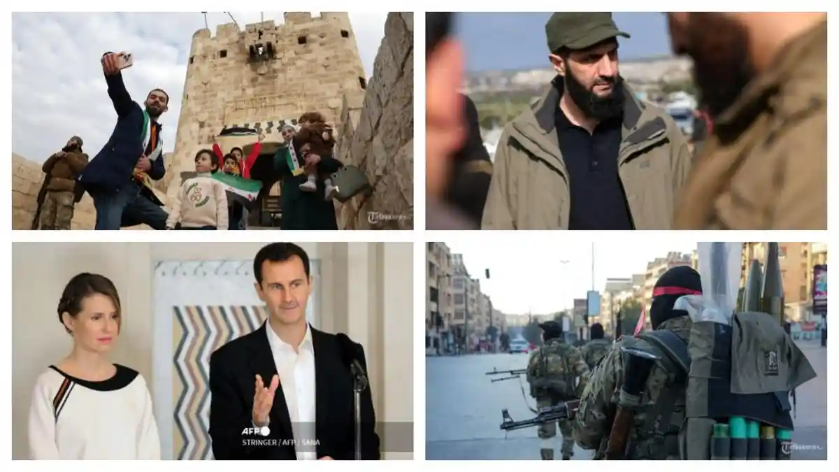 Populer Internasional: Rezim al-Assad Tumbang - Sepak Terjang Bos Pemberontak Suriah Eks Al Qaeda