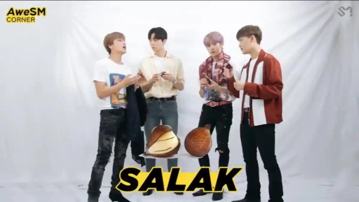 Lihat Ekspresi Idol Kpop Ini Saat Pertama Kali Makan Salak, Ada yang Tak Tahu Cara Membukanya