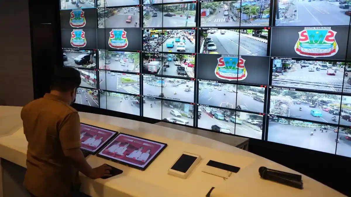 40 CCTV Command Center Pemkot Manado Tersebar di Banyak Lokasi, Paling Banyak Pantau Dua Hal Ini