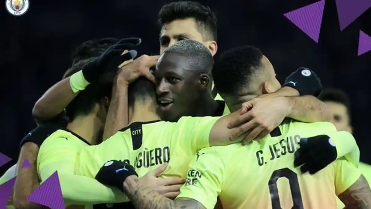 Hasil Piala FA, Gol Tunggal Aguero Bawa Manchester City Melaju ke Perempat Final