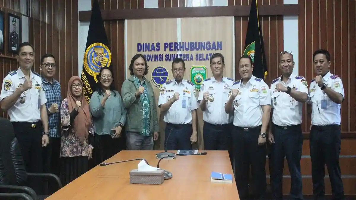 Jalin Silaturahmi, Manajemen Sripo dan Tribun Sumsel Lakukan Audiensi dengan Dishub Sumsel