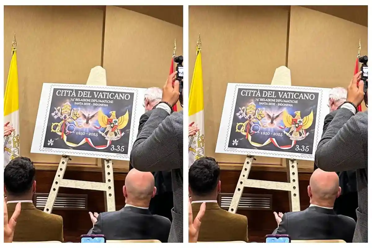 Perangko Indonesia-Vatikan Diluncurkan, Angkat Pesan Perdamaian dan Keberagaman