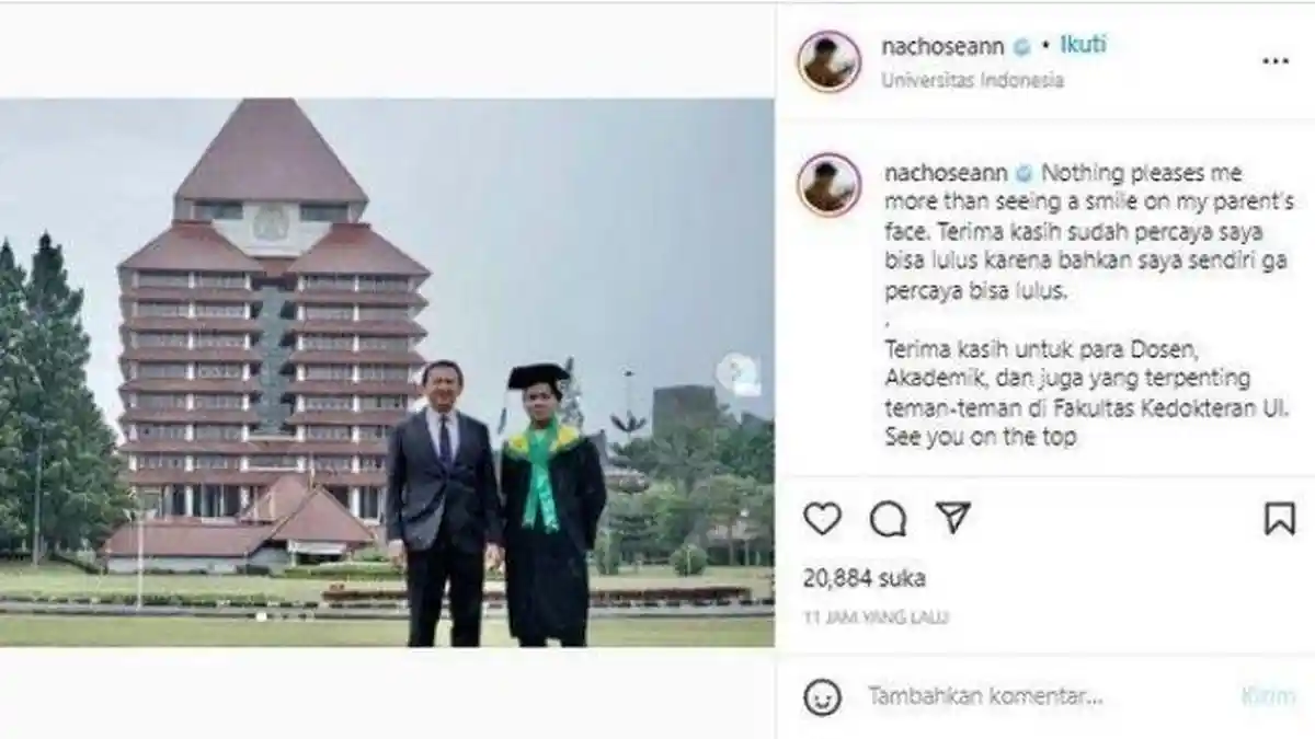 Nicholas Sean Lulus Jadi Sarjana Kedokteran UI, Ahok dan Veronica Tan Tampil Kompak