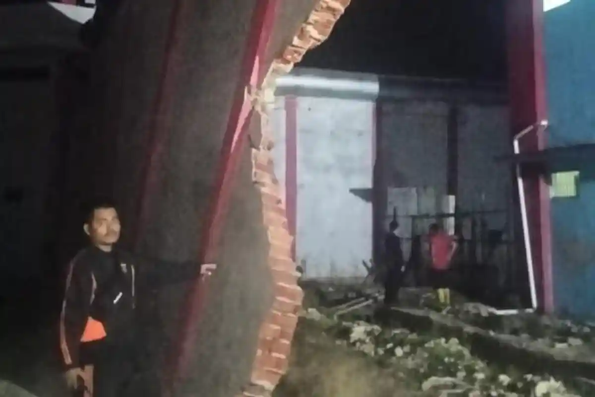 Tembok Lapas Sarolangun Roboh, Kalapas: Belum Ada Rencana Evakuasi Tahanan