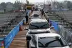 Pengoperasian Sementara Jembatan Kali Kuto Untuk Arus Mudik