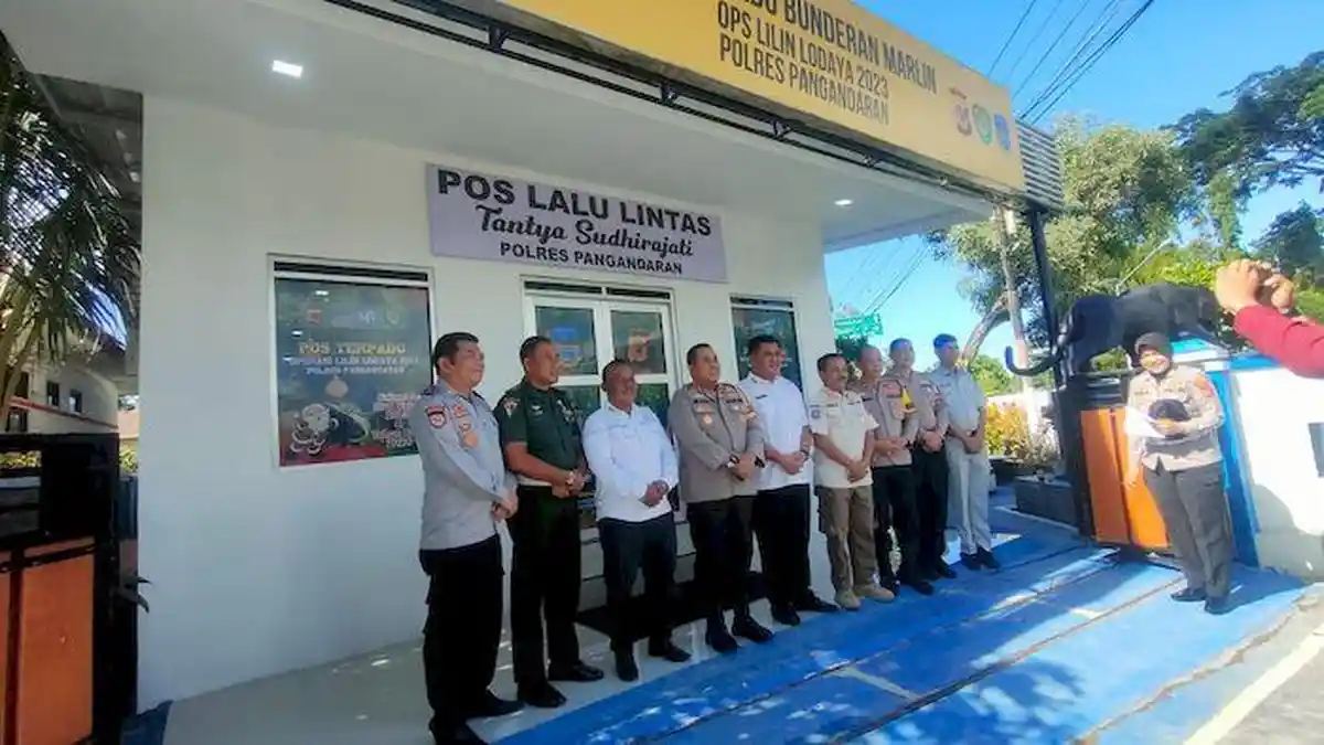 Libur Natal dan Tahun Baru 2024:  Ada Pos Terpadu di Bundaran Marlin di Pangandaran