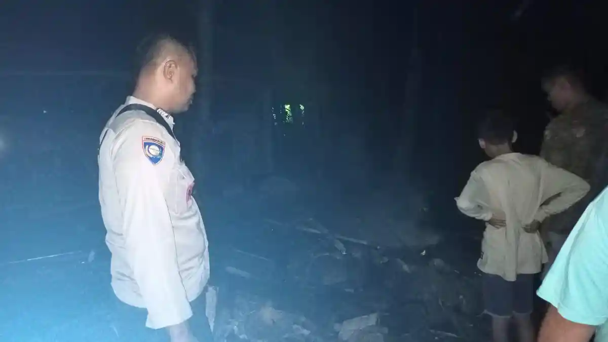 Dapur Gula Merah di Kemangkon Purbalingga Terbakar