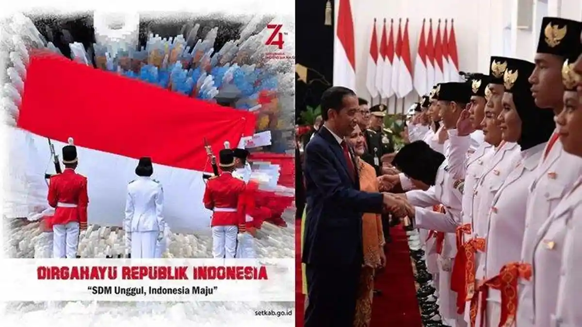 LIVE STREAMING Upacara 17 Agustus 2019 HUT RI ke 74 Pengibaran Bendera Merah Putih