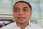 Wali-Kota-Surabaya-Eri-Cahyadi-saat-dikonfirmasi-di-Surabaya-Selasa.jpg