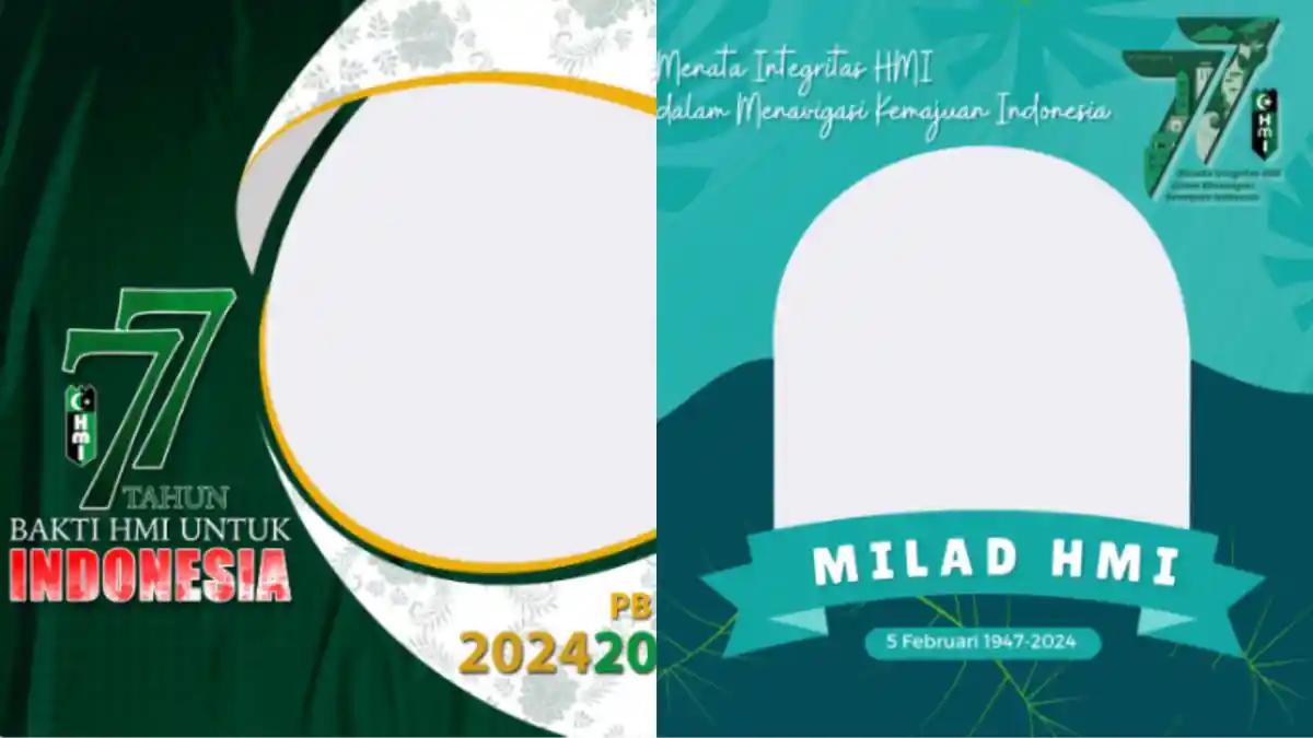 Kumpulan Kata Ucapan dan Twibbon Milad HMI 2024, Desainnya Keren